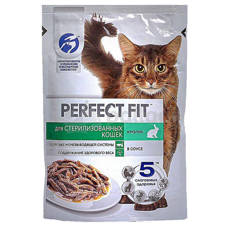 俄罗斯原装进口完美/PERFECT FIT猫餐包75克