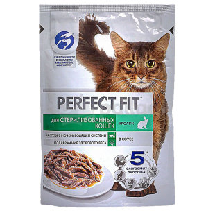 俄罗斯原装进口完美/PERFECT FIT猫餐包75克