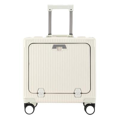 【袋鼠正品】前开口行李箱可登机