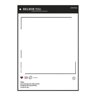 磁吸冰箱贴留言板家用展示白板卡通创意计划表可擦写备忘录装饰贴