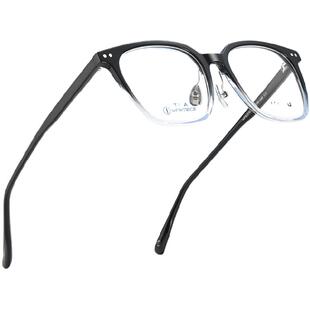 逸夫明月镜片可配度数镜框男士大脸近视眼镜男式眼镜框女士6316