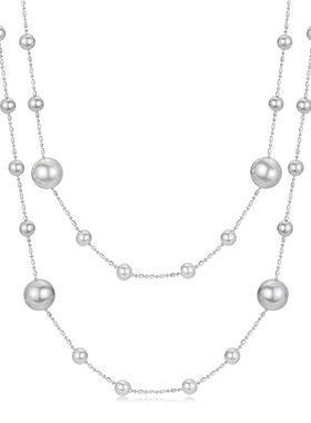 张馨予同款满天星珍珠项链女轻奢