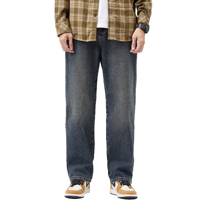 美式宽松牛仔裤男士夏季薄款潮牌