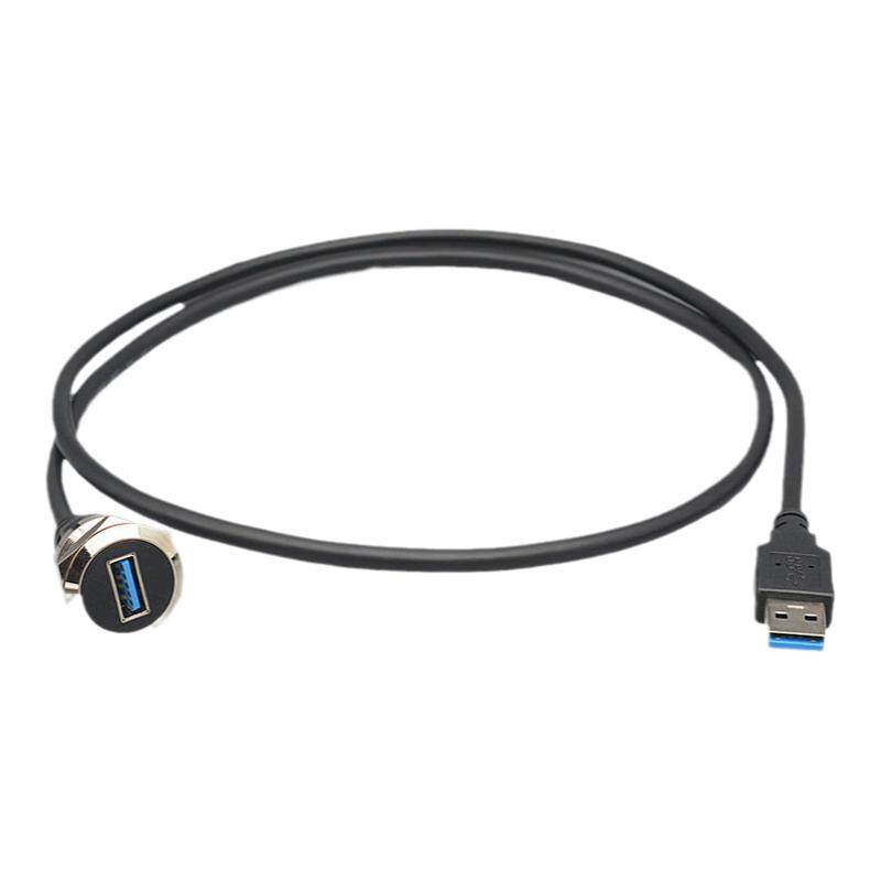 1米圆形USB3.0带延长线连接器