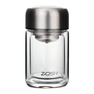 迷你泡茶小玻璃杯女士高颜值好看的喝水杯子随行咖啡专用2024新款