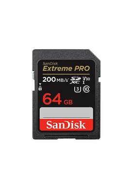 闪迪SD相机存储卡4k高速佳能尼康D7500内存卡sandisk extreme pro