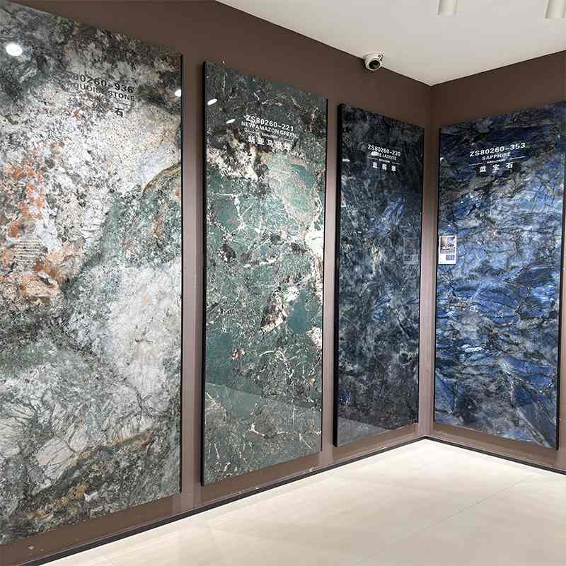 800x2600岩板电视背景墙瓷砖客厅陶瓷大板连纹大理石新中式轻奢