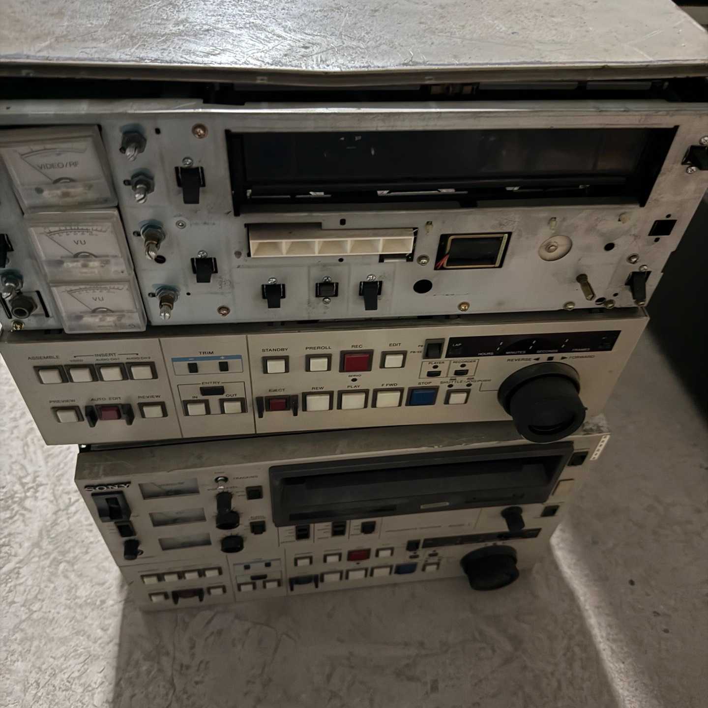 【议价-可维修】索尼BVU-850P专业编辑录像机 3/4寸模拟机 全新/