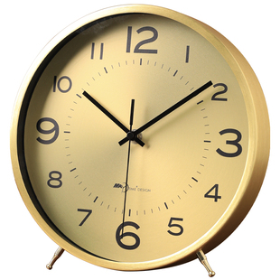 桌面轻奢石英钟座钟家用台式客厅复古高端钟表摆钟创意摆放式时钟