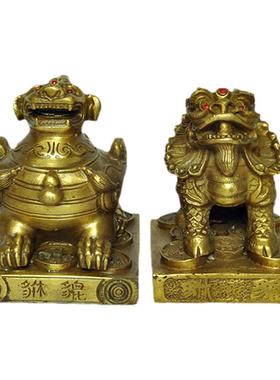 祥安阁铜貔貅摆件(中号)家居办公室摆设