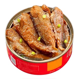 五香黄花鱼罐头即食下饭菜渤海湾深海带鱼罐头海鲜熟食罐装