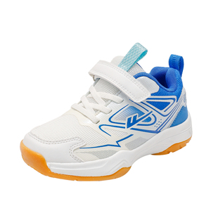 回力童鞋羽毛球鞋2025秋季新款男童透气魔术贴运动鞋轻便女童软底