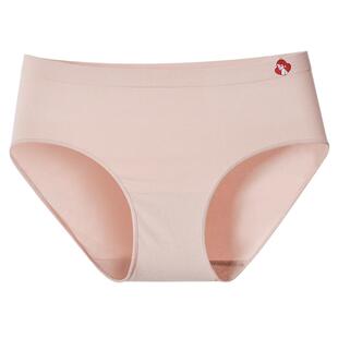 黄小姐一体无缝内裤无痕轻薄透气抑菌舒适银纤维底裆三角内裤