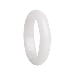 宫里上新玉镯女款羊脂白玉手镯子金丝玉手镯白月光生日礼物和田