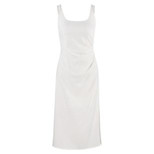 法式连衣裙女2025新款春季设计感小众气质白色吊带裙长款修身裙子