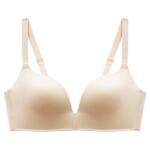 金三塔桑蚕丝无钢圈文胸内衣女聚拢无痕零束缚薄款胸罩透气性感