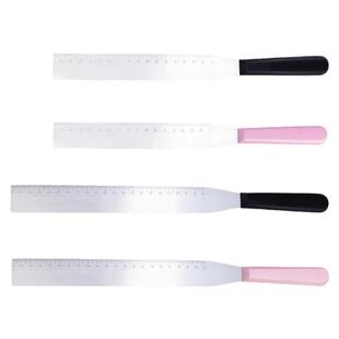 蛋糕抹刀奶油裱花专用刀蛋糕直角刻度抹平刀8-10寸双色可选