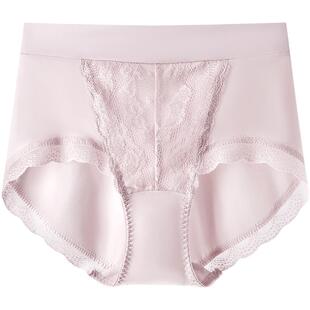 曼妮芬中腰低脚性感短裤女舒适纯棉底裆内裤女生蕾丝底裤20640621