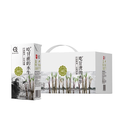 认养吃甘蔗的水牛奶150ml*24盒
