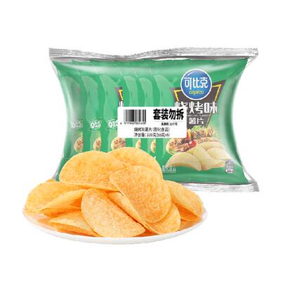 可比克烧烤味解馋零食薯片