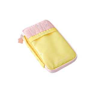 RosyPosy柔设痛包笔袋2025新款大容量文具盒女孩高颜值铅笔烧饼包