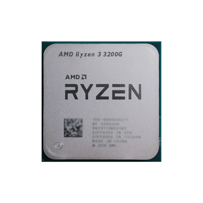 AMD锐龙3200g散片核显 CPU处理器 全新未上机 可搭A320主板