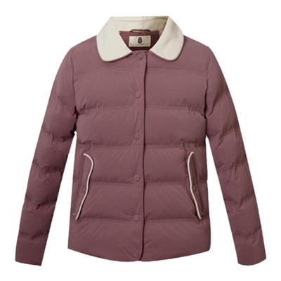 简约设计感小众拼接短款羽绒棉服