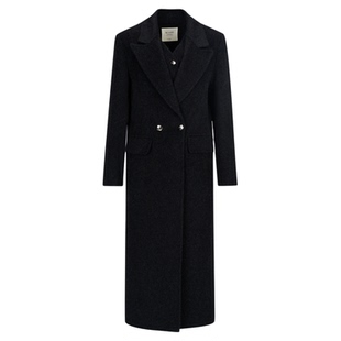 DTLANDO/商场同款25冬新品女装经典品质绵羊毛百搭双面呢大衣外套