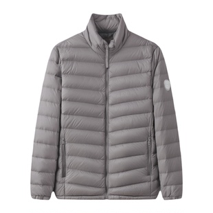 户外立领轻薄排骨羽绒服男冬季轻量化棉服夹克外贸男装棉衣外套