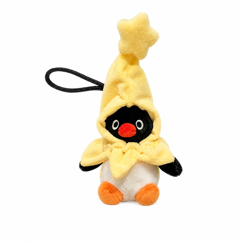 正版pingu企鹅毛绒包挂件可爱魔法师卡通玩偶背包挂饰生日小礼物