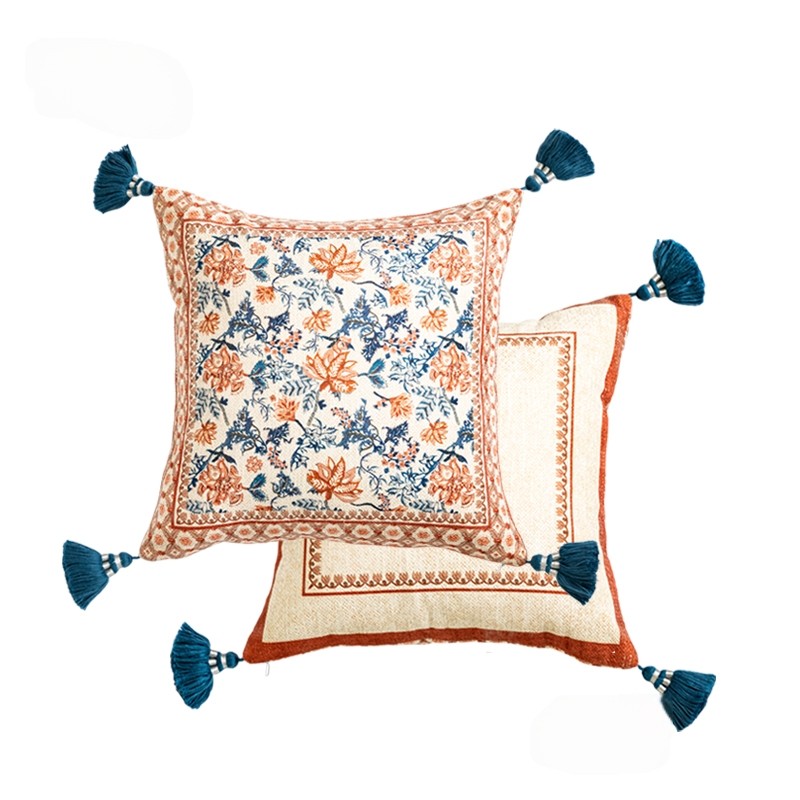 【国补再减15%】蜡笔派南岸花期抱枕复古客厅沙发睡觉靠垫定制