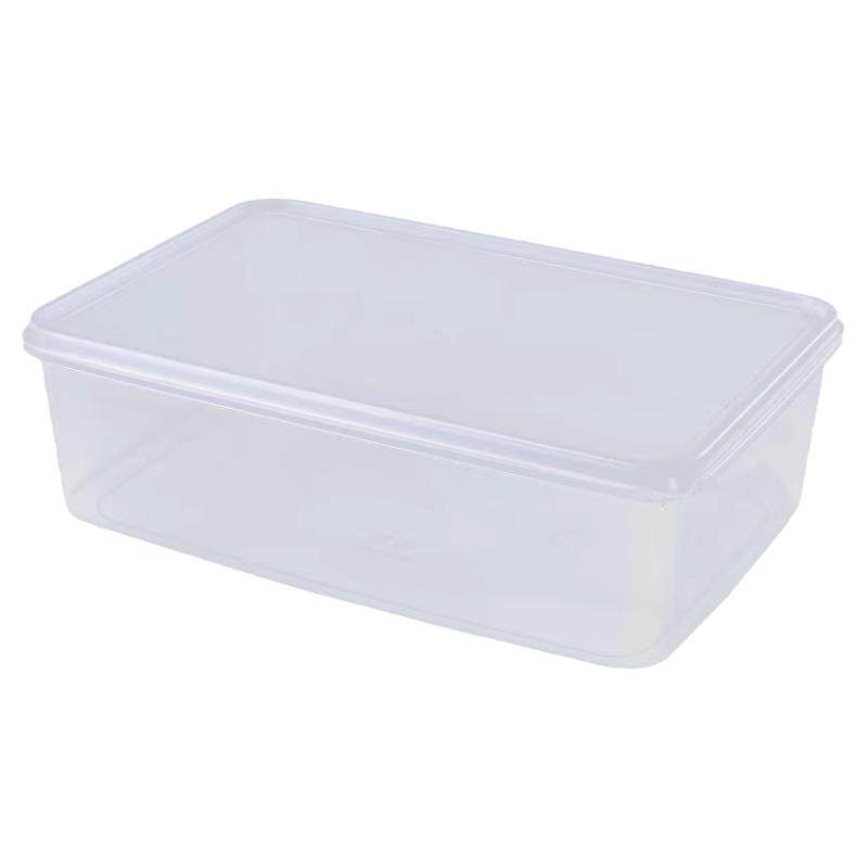保鲜盒透明塑料盒子长方形冰箱冷藏专用密封食品级厨房收纳盒商用