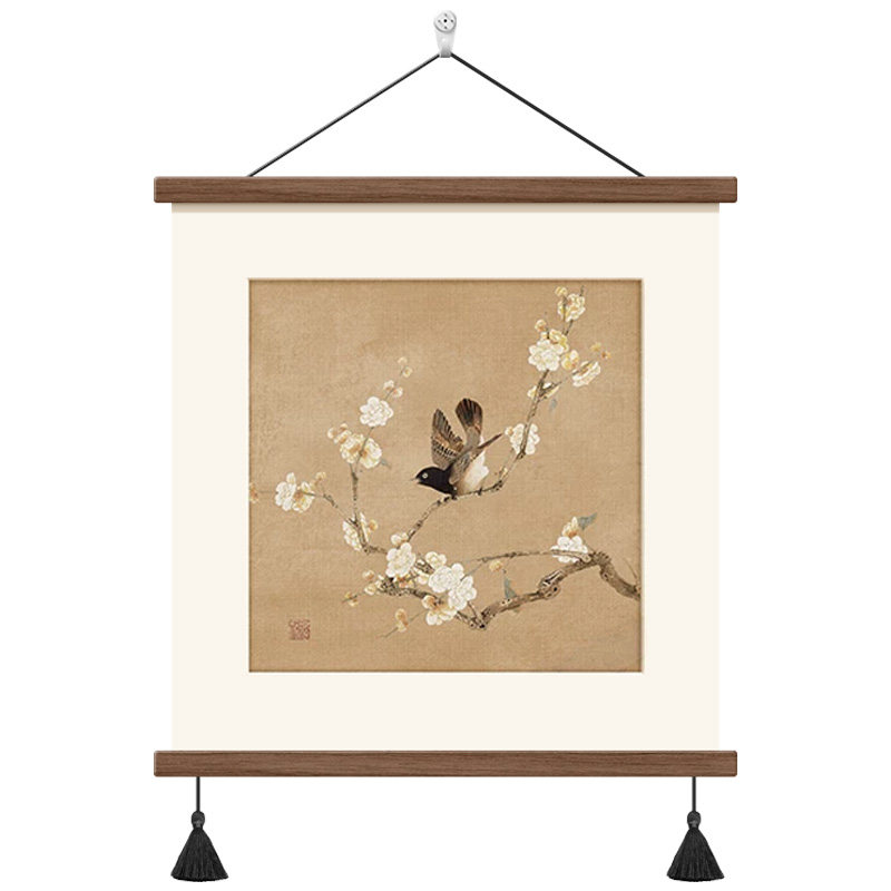 花鸟图宋代美学茶室装饰画
