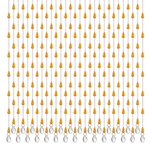 水晶珠帘门帘客厅隔断帘水晶帘过道装饰帘珠子散珠diy手工材料包