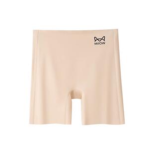 猫人白色裤子防透内裤打底裤二合一超短裙安全裤防走光无痕平角裤
