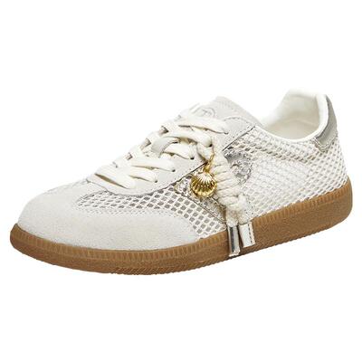 TATA他她女鞋夏季新款德训鞋百搭透气阿甘休闲网面运动鞋GHG06BM6