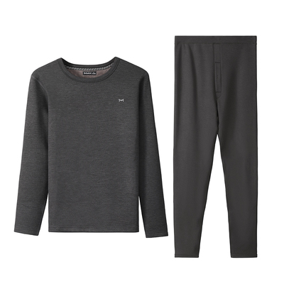 猫人男士德绒发热加厚保暖内衣