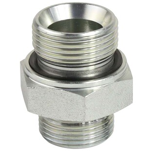 液压过度接头1CB 1DB 1CM 1DM英制外丝变径卡套ED密封管路连接头