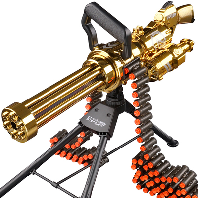 M249电动连发软弹枪儿童玩具枪男孩礼物轻机关枪加特林重机枪狙击