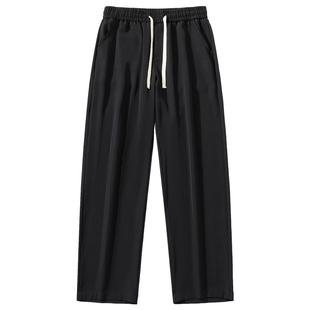 NASA STUSY美式2025新款秋冬装男款休闲长裤子直筒宽松男士基础款