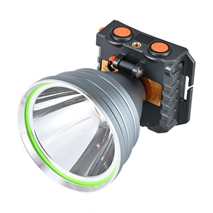 挥手感应耀火超亮头灯强光远射 全铝头野外钓鱼灯户外激光手电筒