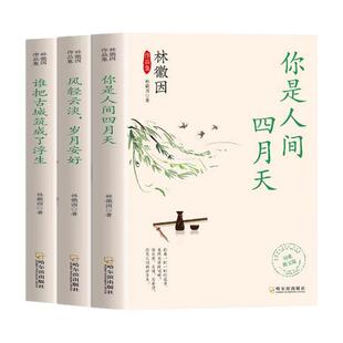 全套3册林徽因作品全集你是那人间四月天 风轻云淡岁月安好 谁把古城筑成了浮生 诗集散文小说 民国三大才女之一女性人物传记