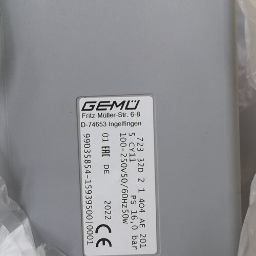 GEMU电动阀72332D21404AE2015