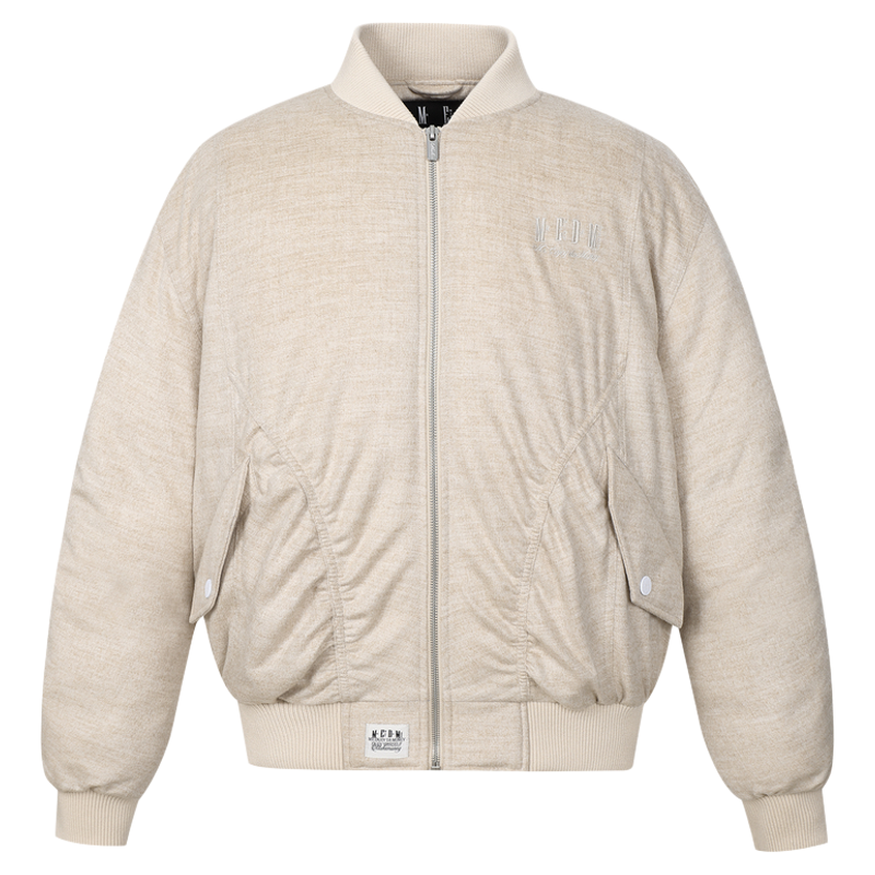 MEDM亮片串珠钻石logo棒球领棉服