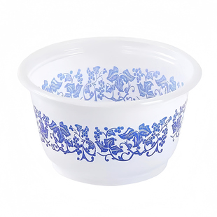 新款一次性青花瓷碗加厚耐高温饭碗食品级家用碗筷套餐商用高质量