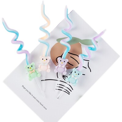 新款创意浪漫蛋糕装饰生日蜡烛