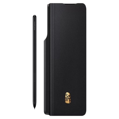 三星Fold4真皮保护套翻盖手机壳