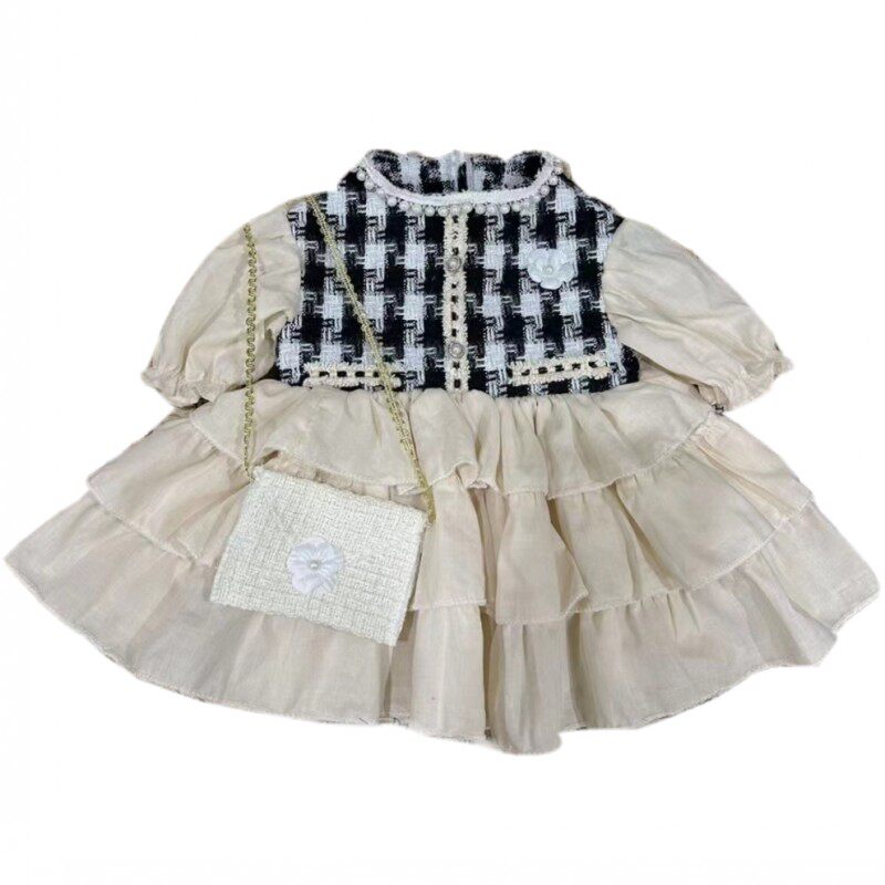 (夏款特价清仓)55cm重生娃娃衣服女孩洛丽塔连衣裙子宝宝公主裙