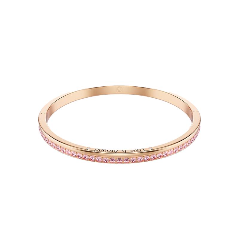 【自营】Swarovski/施华洛世奇时尚百搭 潮流小众 手镯手链玫瑰金