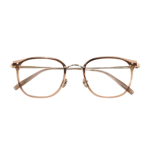 BT6018冷茶色眼镜镜框女高级感素颜复古可配度数蔡司镜片近视眼睛